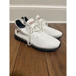 FOCO Mens White Texas Longhorns Gradient Midsole Sneakers Size 11 NCAA Shoes